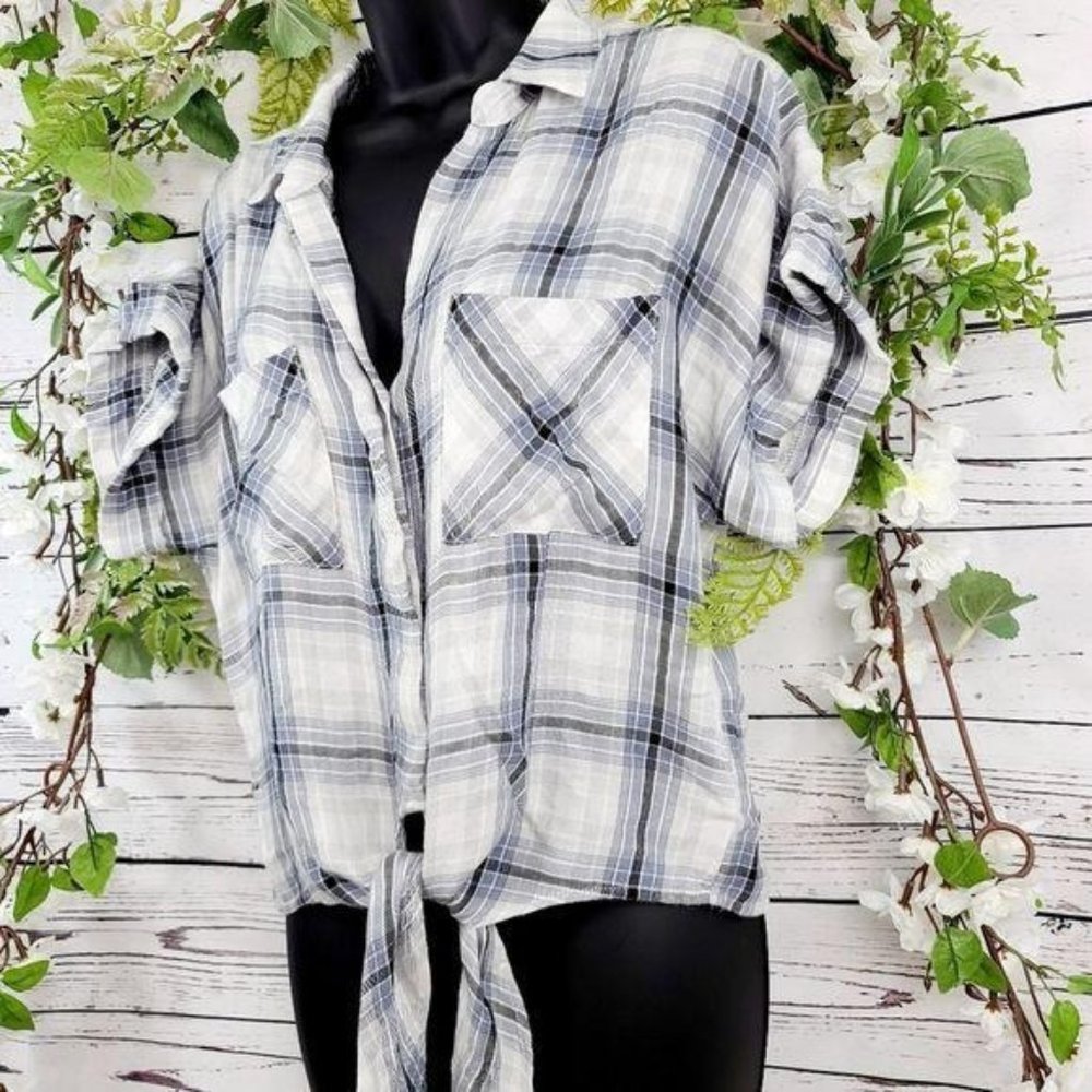 Cloth & Stone Tie Front Top